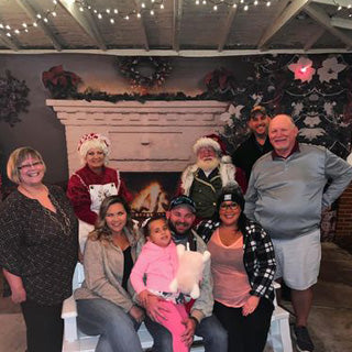 christmas backdrop decor