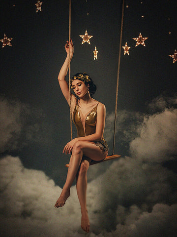 Dark Rising Cloud Abstract Art Background Portrait Photography Backdrop IBD-19834 gallary