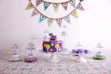Baby Background Candy & Food Backdrops Birthday Backdrop CM-S-908-E - iBACKDROP-Baby Kid Backdrops, Birthday Backdrop, Cake Backdrop, Cake Backdrops, Cake Table Backdrops, Food Backdrops, Food Photography Backdrops