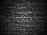 Dark Black Texture Wall Brick Background Portrait Photography Backdrop IBD-19812