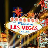 Attractions Iconic Landmarks Las Vegas Backdrop G-165 - iBACKDROP-personalized photo backdrop, press conference backdrop, rainbow backdrop