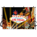 Attractions Iconic Landmarks Las Vegas Backdrop G-165