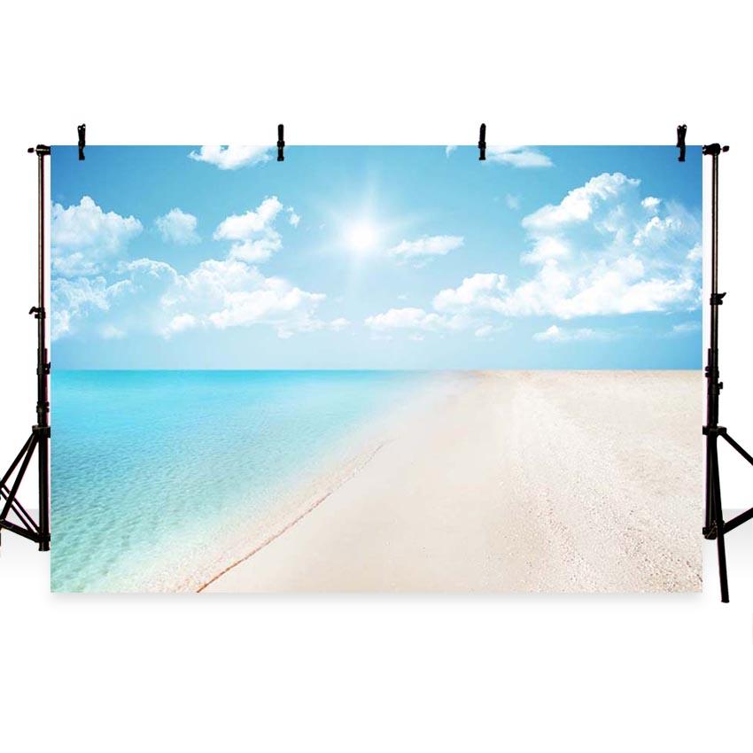 Scenic Backdrops Beach Backdrop Sky Backgrounds Blue Ocean G-227