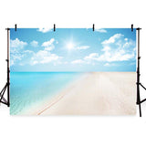 Scenic Backdrops Beach Backdrop Sky Backgrounds Blue Ocean G-227
