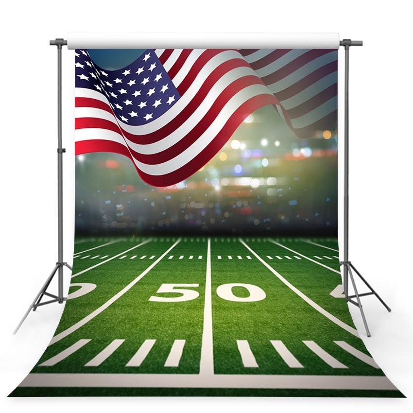 Football Background Green Backdrops G-365
