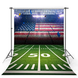 Football Background Green Backdrops G-366