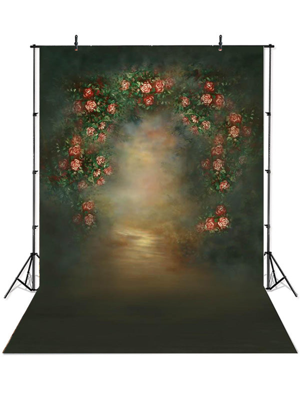 Patterned Backdrops Flower Backdrop Blurry Backgrounds G-436