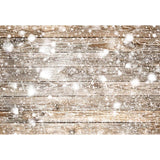 Wooden Backdrop Snowflake Backdrop Winter Background G-533