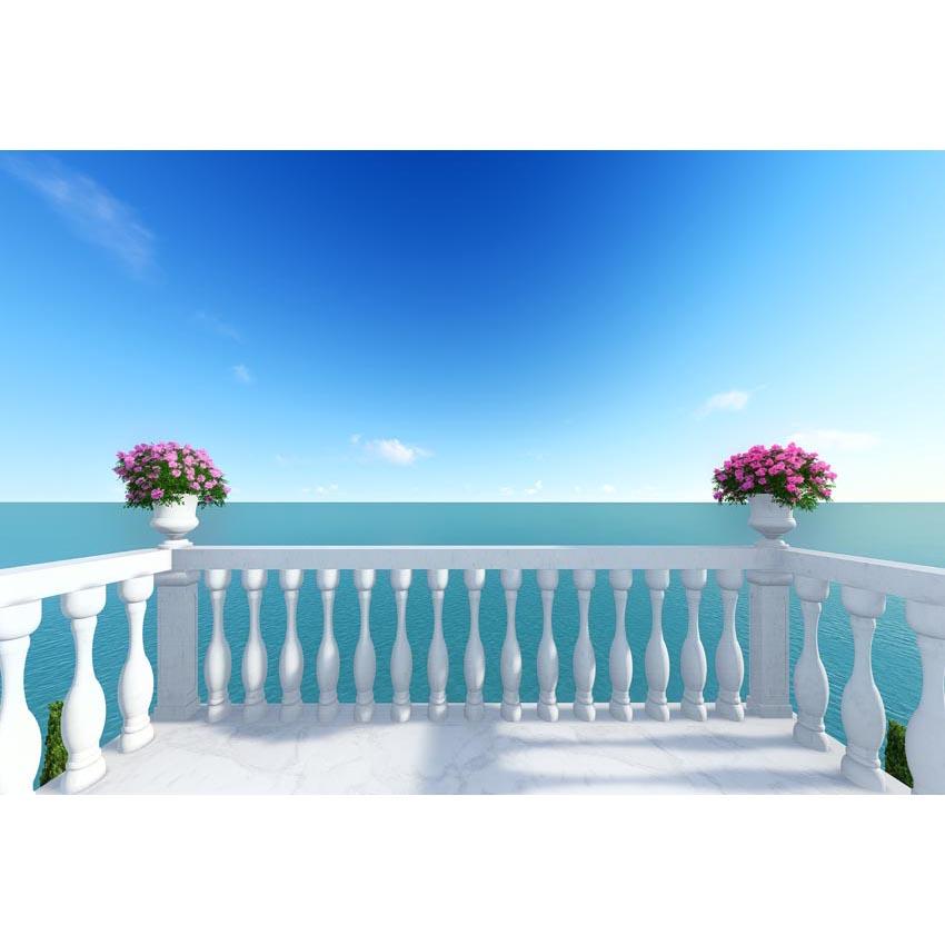 Beaches Backdrops Summer Holiday Backdrops Photography Background G-586 - iBACKDROP-Beaches Backdrops, hol, holi, holid, holida, Photography Background, Summer Holiday Backdrops