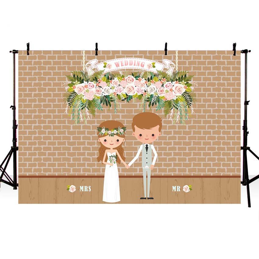 Wedding Backdrops Couple Backdrops Pink Background G-719