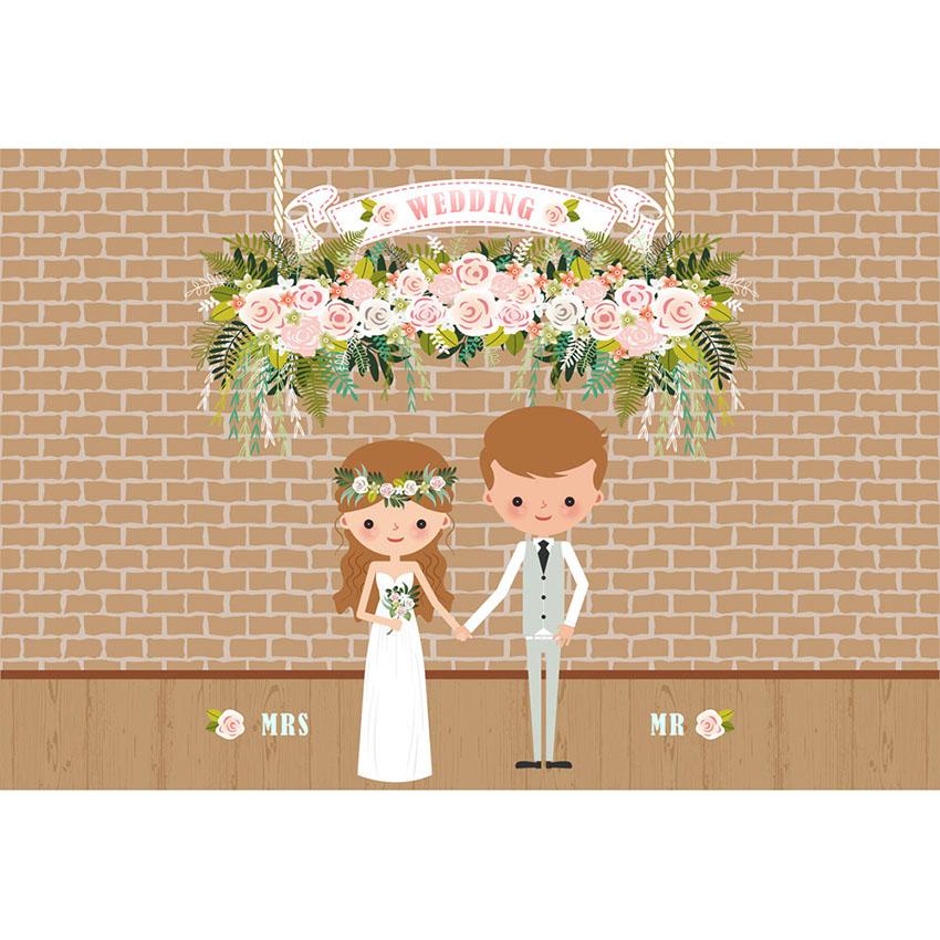 Wedding Backdrops Couple Backdrops Pink Background G-719