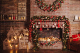 Christmas Decorations Wall Background Photography Backdrops IBD-19186 size:1.5x1