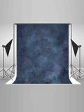 Blue Portrait Background Abstract Textured Backdrops IBD-19486