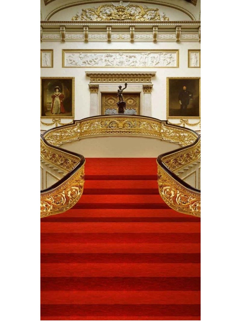 Red Carpet Backdrops Party Backdrops Gold Background lv-2731 size:3x6