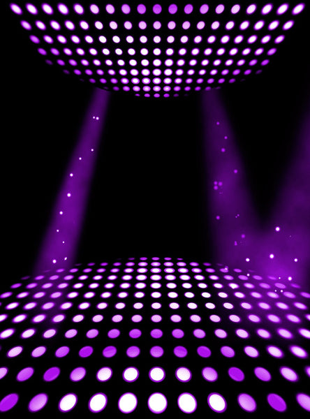 Aperturee Dynamic Purple Lighted Dance Hall Sweep Backdrop