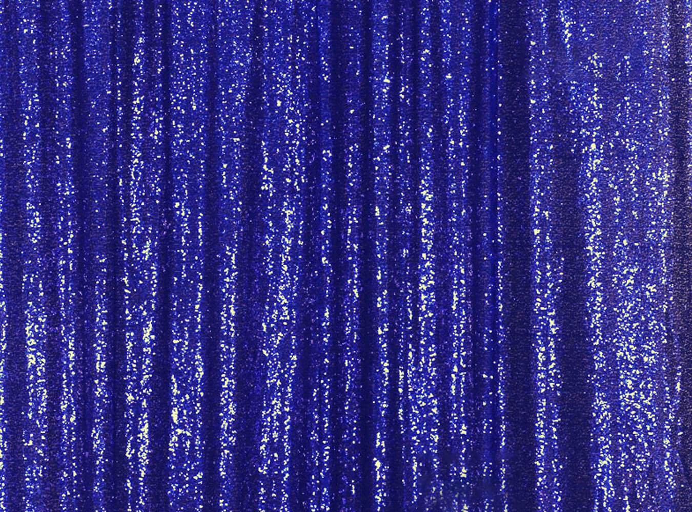 Royal Blue Sequins Backdrop Sequin Fabric Mermaid Sequin Fabric IBD-24151 (With Pocket) - iBACKDROP-reversible sequin fabric, royal blue sequins, sequin fabric, stretchy sequin fabric