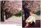 Backdrop by Theme Little Boy Background Floral Backdrop S-1367