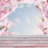 Season Backdrops Spring JBackground Pink Tree Backdrops S-3103