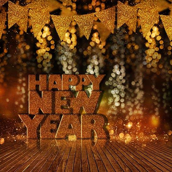 New Years Backgrounds New Years Eve Backdrop Red Backdrops S-3128 - iBACKDROP