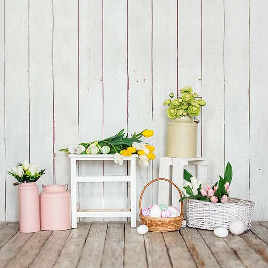 Wooden Backdrop Cheap Backgrounds Flowers Backdrops S-3227