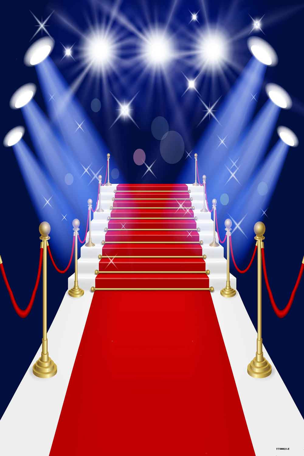 Red Carpet Backdrops Glitter Backdrop Steps Background