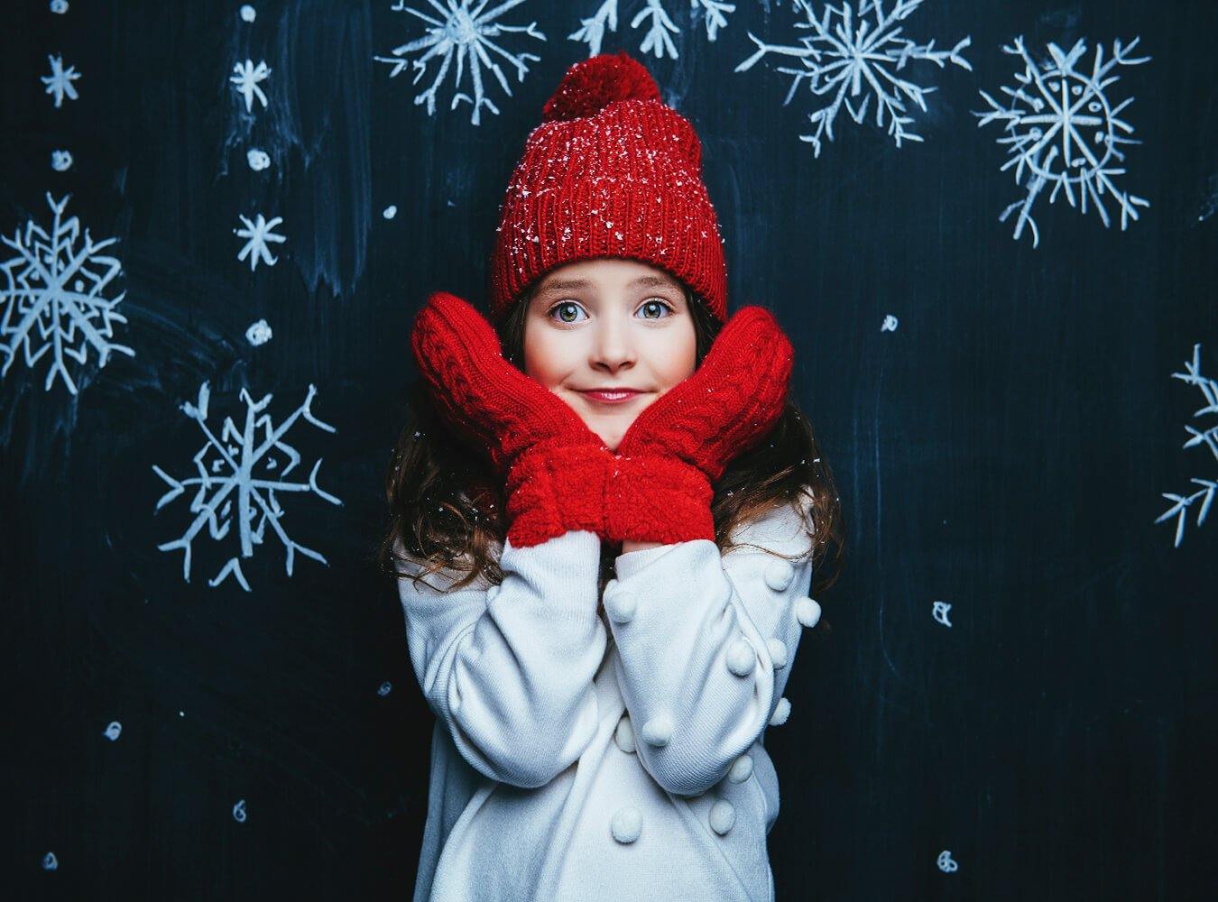 Christmas Winter Snowflake Dark Blue Photography Backdrop IBD-24191 - iBACKDROP-chri, chris, christ, christm, christma, christmas, New Arrivals, snow, snowflake