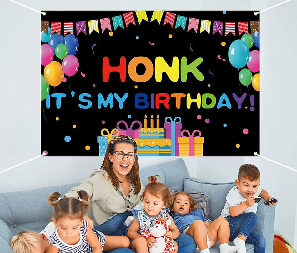 custom backdrop for birthday business graduation etc.