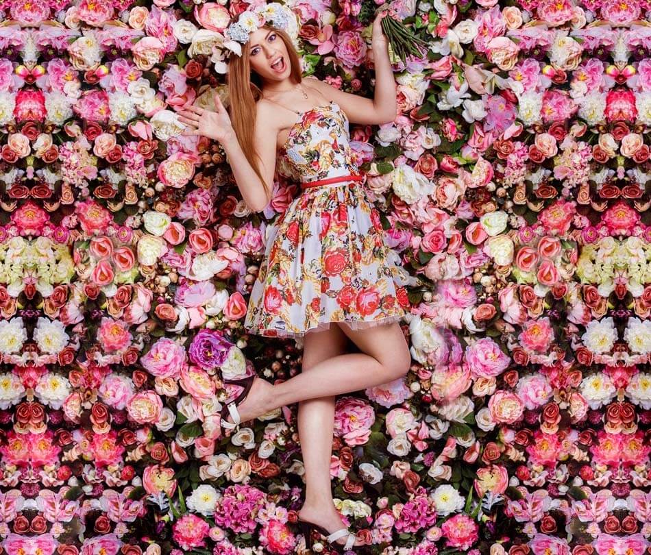 flower backdrop