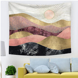 Abstract Mountain Sunrise Home Decor Tapestry IB24481
