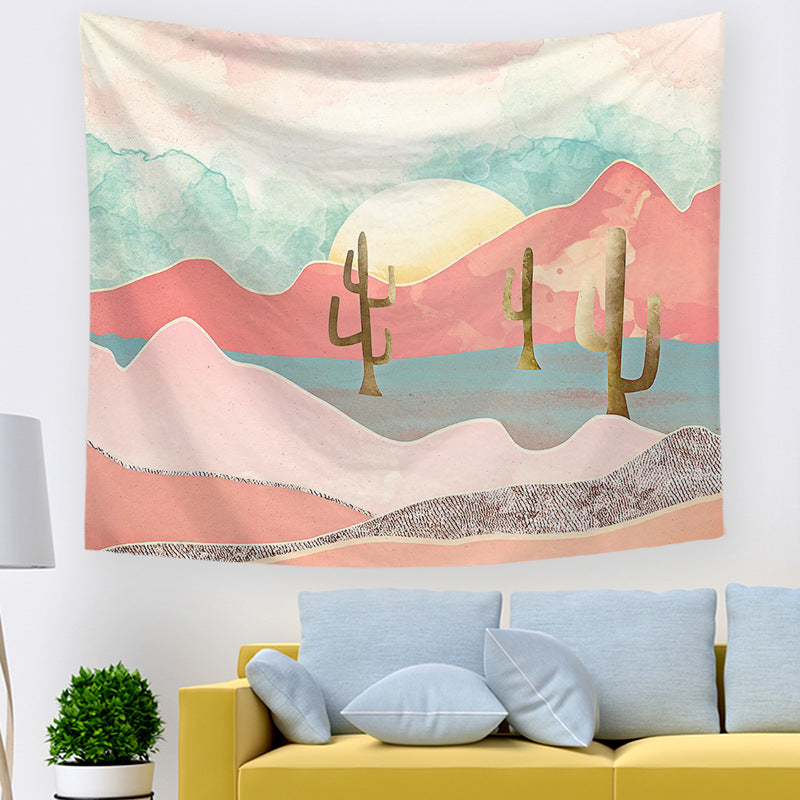Art Painting Desert Cactus Home Decor Tapestry IB24474