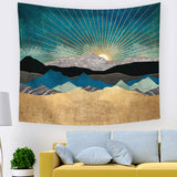 Art Mountain And Sunrise Home Decor Tapestry IB24476