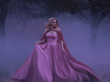 Mysterious Purple Smoke Woods Fairy Background Portrait Photography Backdrop IBD-19931