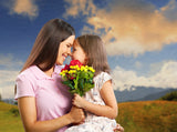 Pleasant Scenery Background Field Manor Sky Portrait Photography Backdrop IBD-20128