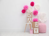 Baby Simple Wall Background Children's Birthday Party Shower Photography Backdrop IBD-19876