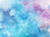 Blue Watercolor Painting Background Abstract Photography Backdrop IBD-201219
