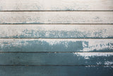Blue Wood Wall Photography Backdrop IBD-24416