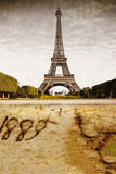 Scenic Background Cityscape Backdrop Eiffel Tower Backdrop CM-MR-0888-E