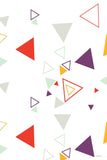 Baby Shower Backdrops White Backdrops  Triangle Backgrounds CM-S-1274-E