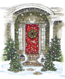 Cartoon Christmas Decorations Home Background Festival Backdrops IBD-19405