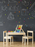 Children's Small Desk Blackboard Background Teaching Decoration Photography Backdrop IBD-20011 - iBACKDROP-Chalkboard Backdrops, Chalkboard Photo Backdrop, Decoration Backdrop, Desk Blackboard, For Photography, Portrait Photography backdrops, Teaching