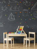 Children's Small Desk Blackboard Background Teaching Decoration Photography Backdrop IBD-20011