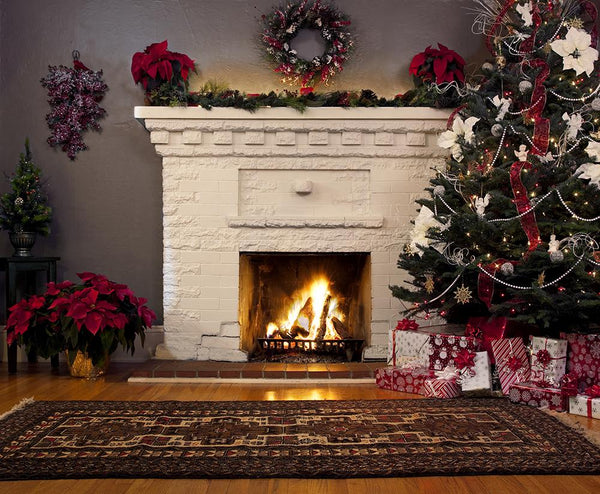 Christmas Closet Decoration Background Festival Backdrops IBD-19261 ...