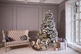 Christmas Indoor Sofa Photography Background Festival Backdrops IBD-19265 - iBACKDROP
