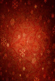 Christmas Red Snowflake Background Winter Backdrop for Photography IBD-19603