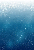 Christmas Snow Background Winter Backdrop for Portrait IBD-19606
