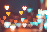 Colorful Hearts Backdrop For Valentine's Day IBD-24374