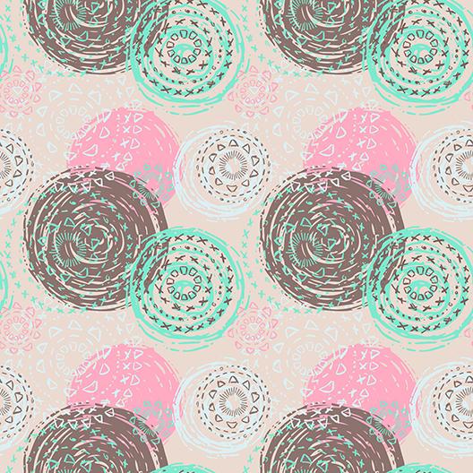 Cute Circle Sketch Texture Background Baby Shower Backdrop IBD-19580