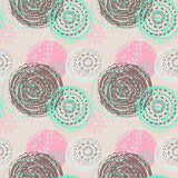 Cute Circle Sketch Texture Background Baby Shower Backdrop IBD-19580