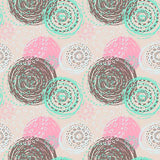 Cute Circle Sketch Texture Background Baby Shower Backdrop IBD-19580