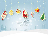 Cute Dolls Layout Background Christmas Backdrops IBD-19250